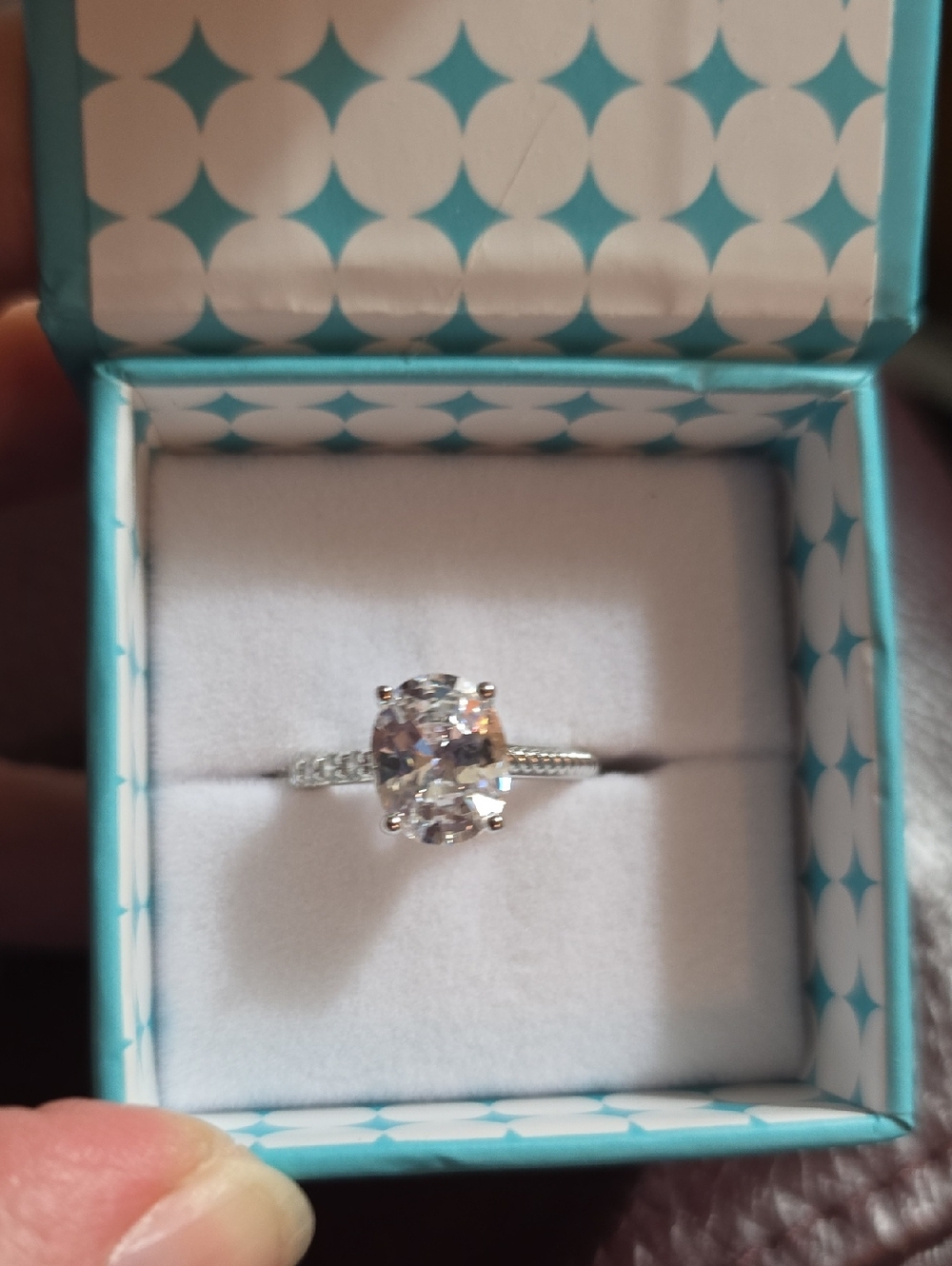 New With Box Ryze Sterling Silver Ring. Size 7.